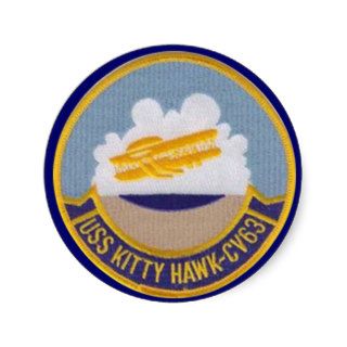 U.S. Navy USS Kitty Hawk CV 63 Sticker