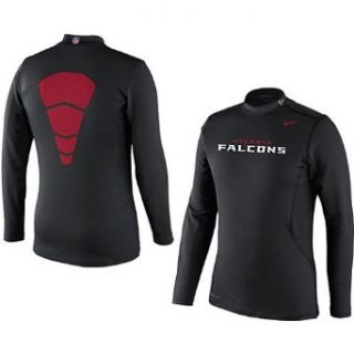 NIKE Men's Atlanta Falcons Pro Combat Hyperwarm Dri FIT Long Sleeve Mock 2 Shirt   Size Medium, at  Mens Clothing store