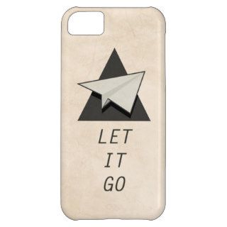 Let It Go Quotes Paper Planes iPhone 5C Cases