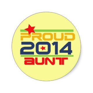 2014 Proud  Aunt Sticker
