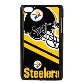 WY Supplier NFL Pittsburgh Steelers Soccer Design Printed Hard Case for Ipod touch 4th Black Color WY Supplier 146405 Cell Phones & Accessories