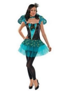 Disguise Womens Miss Peacock Costume Size Medium (8 10) Clothing