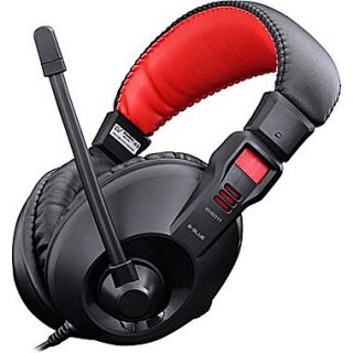 E Blue EHS011 Conqueror I Noise Cancelling Headset With Microphone, Black  Make More Happen at