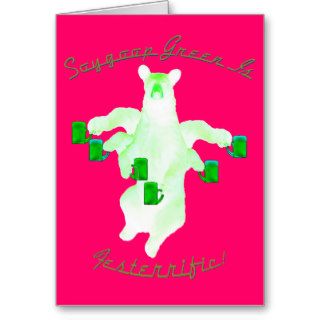 Soygoop Green Is Festerrific Greeting Cards