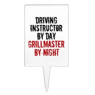 Grillmaster Driving Instructor Cake Toppers