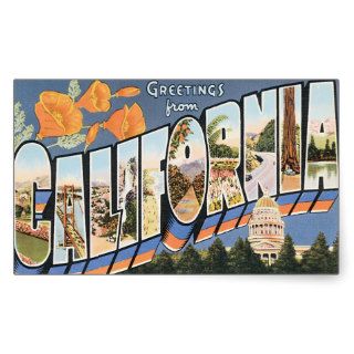 Greetings California Sticker