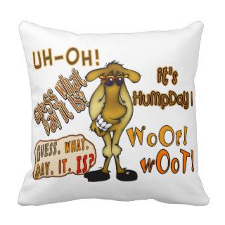 Hump Day Camel Pillow