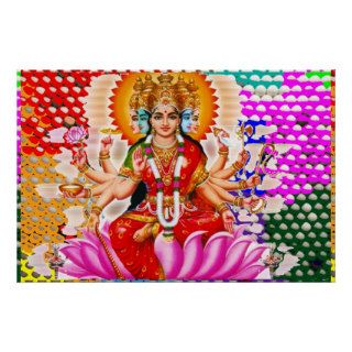 Maha Laxmi  Goddess of Wealth Poster
