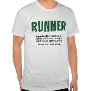 Runner Ingredients Tshirt