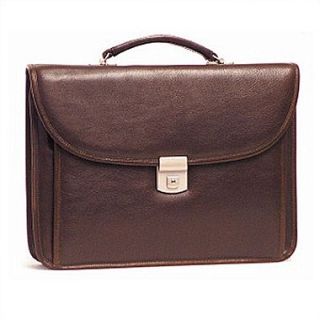 Aston Leather Small Leather Briefcase; Black  Make More Happen at