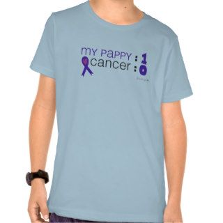 Cancer Awareness   My Pappy  1 Cancer  0 T Shirt