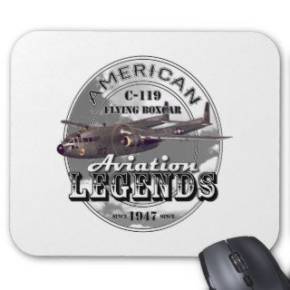 C 119 Flying Boxcar Aircraft Mouse Pads