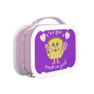 Cute Crust on You Valentine's Day Bread Pun Lunchboxes