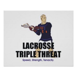 TOP Lacrosse Triple Threat Posters