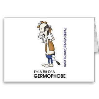 Ernie Germaphobe Greeting Cards