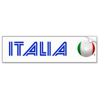 Italy   Squadra Azzurra Football Bumper Sticker