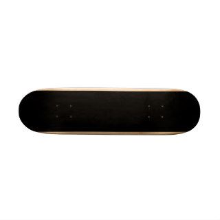 Blank Black Skateboard  Customize 7 1/4 Inch