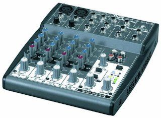 Behringer Xenyx 802 Premium 8 Input 2 Bus Mixer with Xenyx Mic Preamps and British EQs Musical Instruments