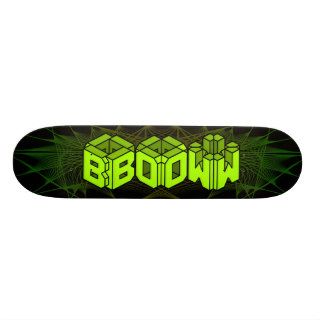 3D BOW Web logo deck Skateboard