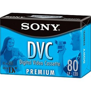 Sony Premium Grade Digital Video Tape Cassette, 80 min  Make More Happen at