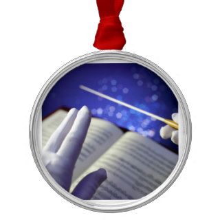 Orchestra Conductor Elements 2 Christmas Ornament