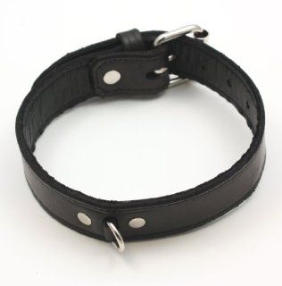 Mr S Leather 1 1/4" Leather Buckle Collar Health & Personal Care