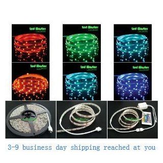 waterproof 300p Led Strip Lights 5050RGB flash Super Bright 16.4ft Ribbon Christmas Party Wholesale W5050R60YP Musical Instruments