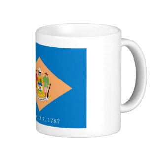 Delaware  Official State Flag Mugs
