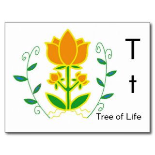 T is for Tree of Life Postcards