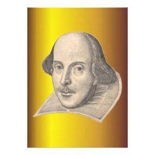 William Shakespeare Invitation