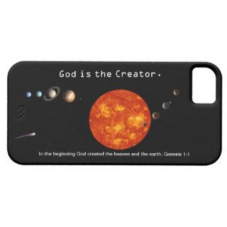 God Is The Creator Solar System   Customizable iPh iPhone 5/5S Cover