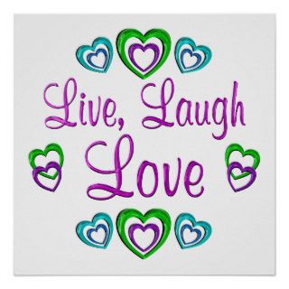 Live Laugh Love Print
