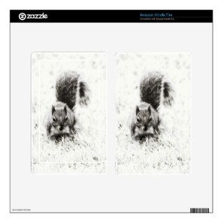 Foraging Squirrel (IR) Kindle Fire Decal