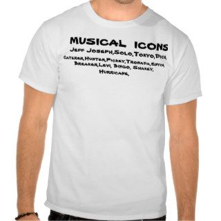 MUSICAL  ICONS, Jeff Joseph,Solo,Tokyo,Dice,, CTshirts