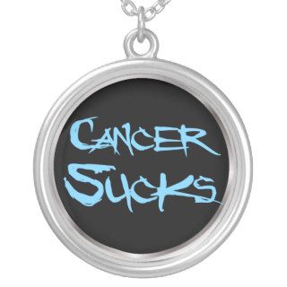 Cancer Sucks   Prostate Cancer Jewelry