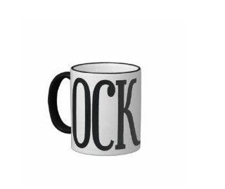 11 ounce OCK with black handle Coffee Mug   Custom Coffee / Tea Cups   Dishwasher and Microwave Safe Kitchen & Dining