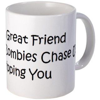 If the zombies chase us Mug Mug by  Kitchen & Dining