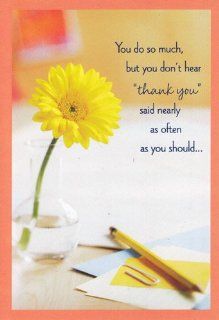 Greeting Card Administrative Professionals Day "You Do so Much, but You Don't Hear Thank You Said Nearly As Often As You Should"  Paper Stationery 