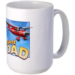 Pilot Dad Large Mug Large Mug by  Kitchen & Dining