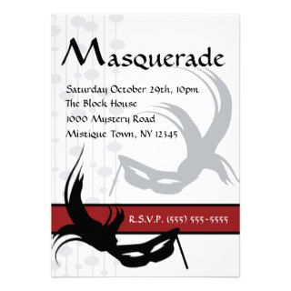 Masquerade Personalized Invitations