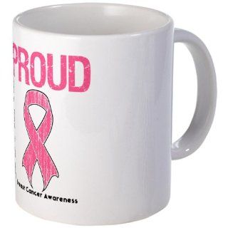  BreastCancer ProudSurvivor Mug   Standard Kitchen & Dining
