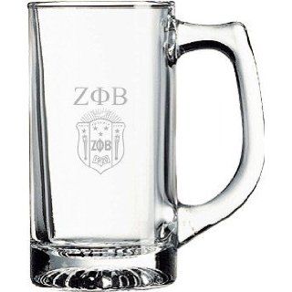 Zeta Phi Beta Glass Engraved Mug 