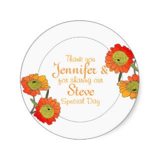 09221 Flower Custom Candle Wraps   Labels Stickers