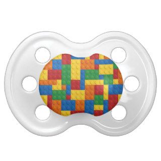 Brick Vector Graphic COLOURFUL RECTANGLES SQU Baby Pacifiers