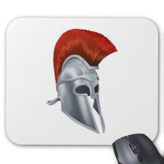 Trojan Helmet Mouse Pad