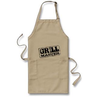 Grill master BBQ aprons for men  beige and black