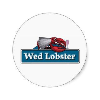 Wed Lobster Sticker