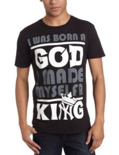 Swag Like Us Men's Born A God Made Myself A King T Shirt, Black, X Large at  Mens Clothing store Fashion T Shirts