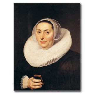 Portrait of a Woman, 1665 Post Card