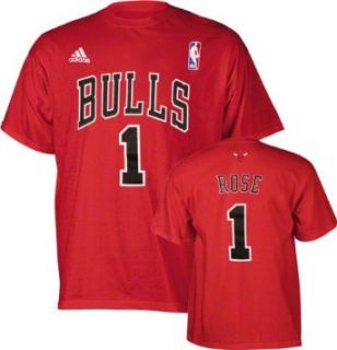 NBA Chicago Bulls Derrick Rose Short Sleeve Name & Number Tee   R4A3Rt B Toddler  Sports Fan T Shirts  Clothing